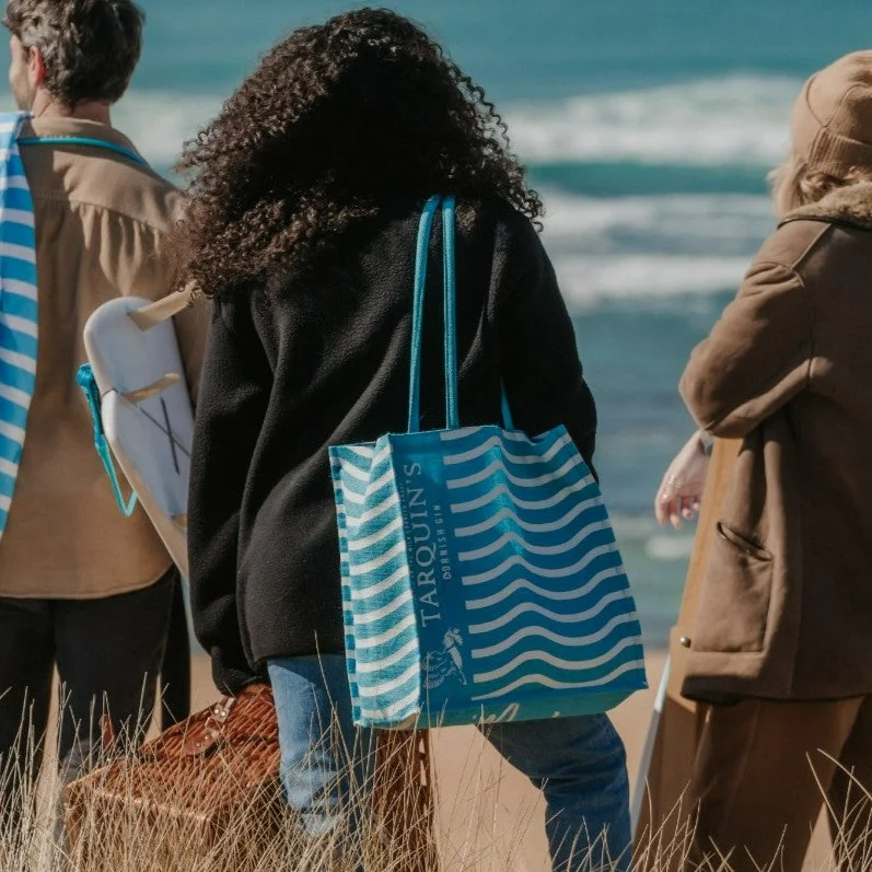 Tarquin's Blue Jute Bag - Image 4