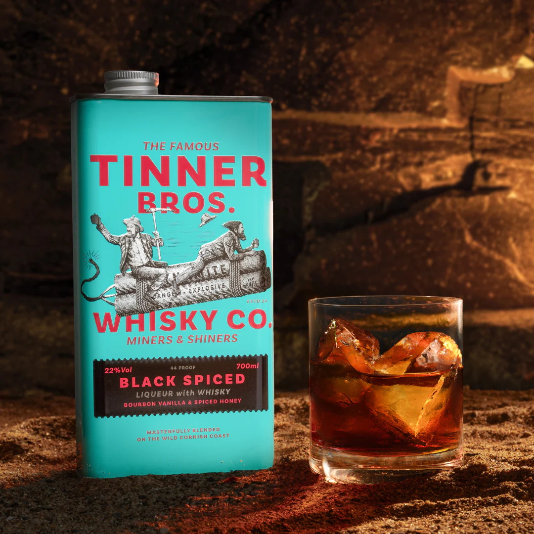 Tinner Bros Black Spiced Whisky Liqueur - Image 2
